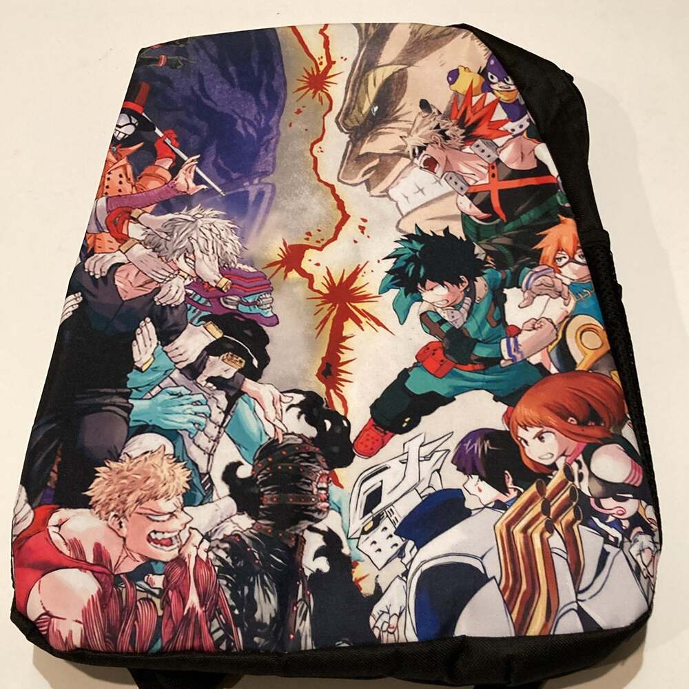 My Hero Academia Black Backpack Bag